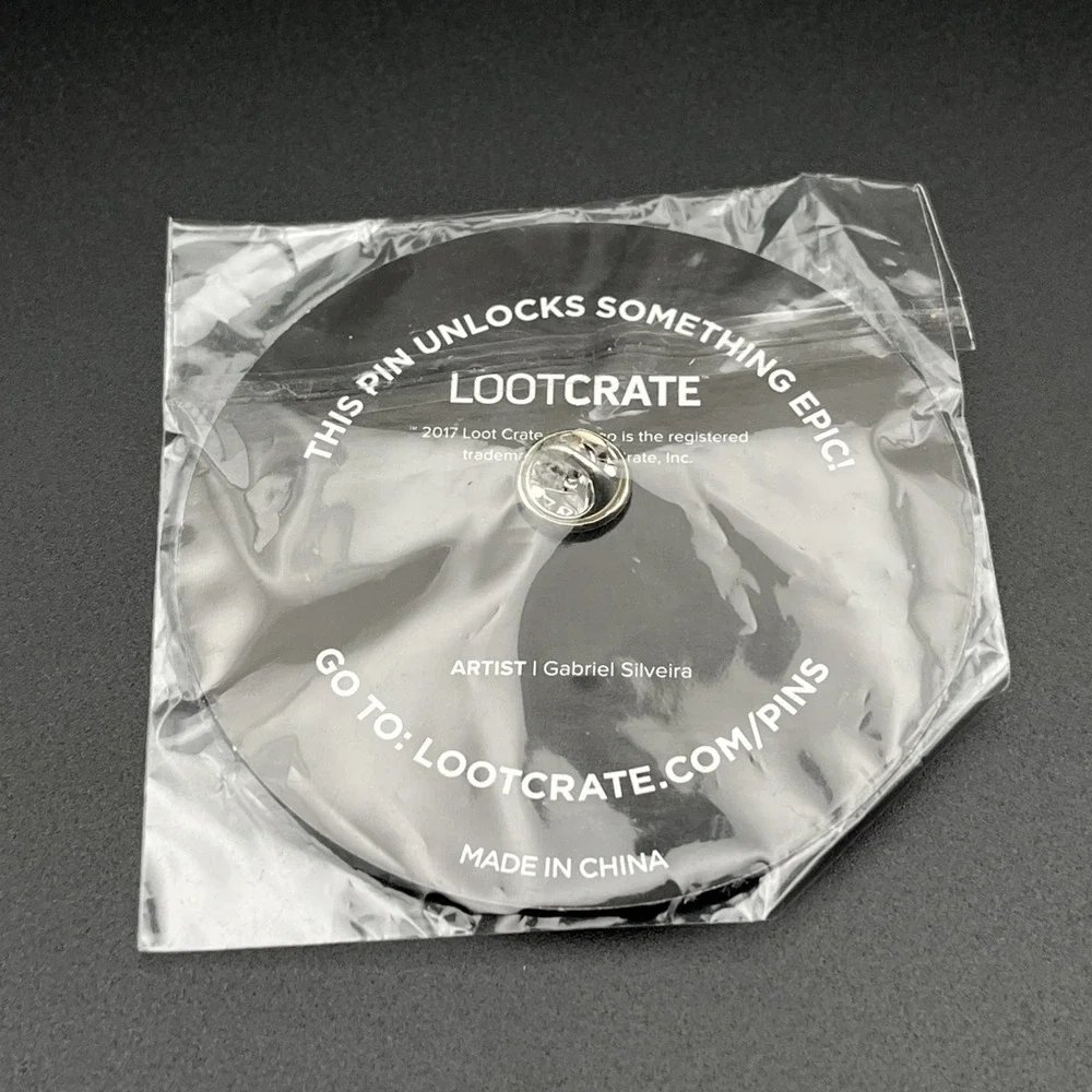 Loot Crate October 2017 Mythical Vampire Dracula‎ Halloween Lapel Hat Pin